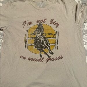 Cowboy graphic t shirt